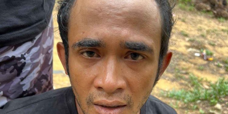 Pelaku Pembunuhan Gresik Tertangkap Saat Tidur di Kebun