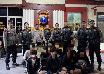 Tawuran di Simo Gunung Barat, 8 Pemuda Surabaya Ditangkap