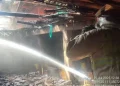 Kandang Ayam di Parang Magetan Terbakar Diduga karena Korsleting Listrik