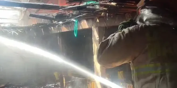 Kandang Ayam di Parang Magetan Terbakar Diduga karena Korsleting Listrik