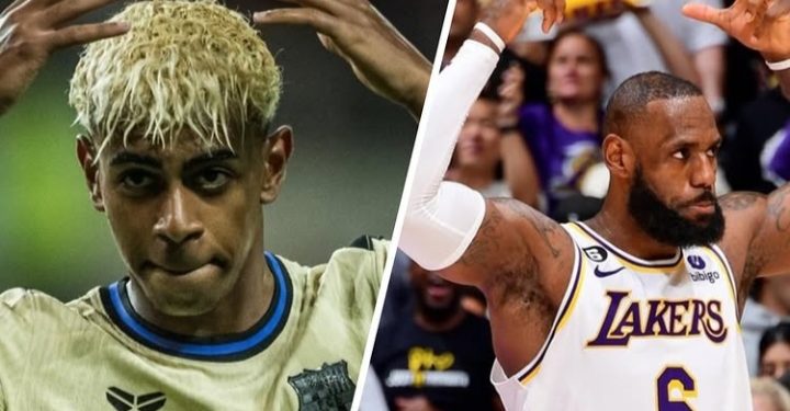 LeBron James Hadir dalam Debut Gol ke 10 Lamine Yamal