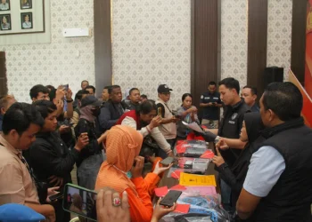 Dua Pencuri Ponsel Ditangkap Polres Kediri Kota di Dua Lokasi Berbeda