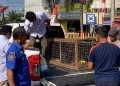 Penyerahan Lutung Jawa oleh Damkar Bondowoso ke BKSDA Usai Dievakuasi dari Rumah Warga