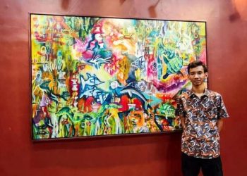Pameran Lukisan Segara Warna oleh Seniman Muda Surabaya Ariel