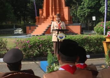 Apel di Koarmada II, Gubernur Jatim Ajak Pramuka Jadi Pelita Moral di Era Teknologi