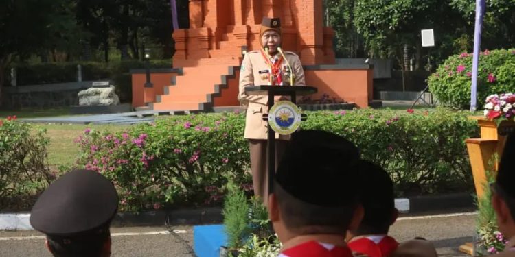 Apel di Koarmada II, Gubernur Jatim Ajak Pramuka Jadi Pelita Moral di Era Teknologi