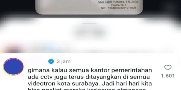 Viral di Medsos, DPRD Surabaya Minta Tinjau Ulang Kebijakan Wajib CCTV Perusahaan