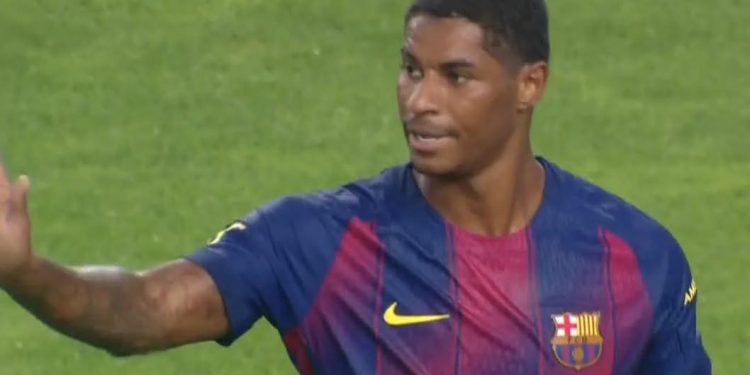Marcus Rashford Akhirnya Cetak Gol untuk Barcelona