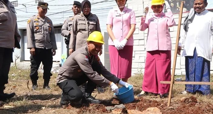 Pembangunan Satuan Pelayanan Pemenuhan Gizi Polres Tuban Dukung Program MBG