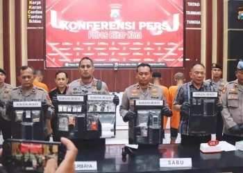 Narkoba dalam Tambang Pasir Blitar, Polisi Amankan Belasan Gram Sabu