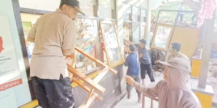 Longsor Melanda SDN 2 Kradinan Tulungagung, Perpustakaan dan Kelas Rusak Parah