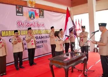Pelantikan Wali Kota Mojokerto Sebagai Ketua Mabicab Pramuka 2024 hingga 2029