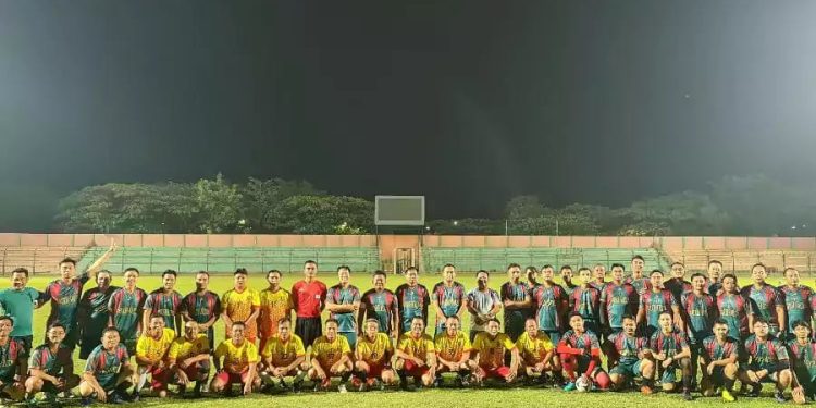 Kejari Bojonegoro Menang 2-1 atas Jurnalis FC di Laga Persahabatan HUT Kejaksaan ke-80