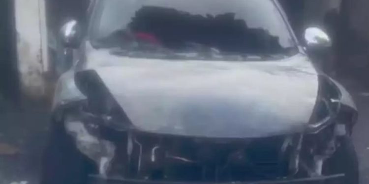 Mobil Juke di Lumajang Diduga Dibakar OTK, Pemilik Rugi Ratusan Juta
