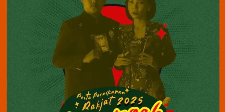 Kolaborasi 3 Vendor Hadirkan Pesta Pernikahan Rakyat Penuh Warna di Surabaya 2025