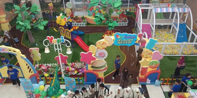 Jelajah Negeri di Madiun Menyajikan Wahana Interaktif dan Hujan Permen Yupi