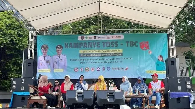Kampanye TOSS TBC Serentak oleh Dinkes Tuban untuk Cegah Tuberkulosis