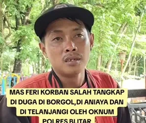 Pria Blitar Mengaku Korban Salah Tangkap, Polisi Menyangkal Kebenarannya