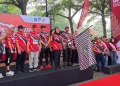 Kediri Merdeka Run 2025 Lepas 1.600 Pelari oleh Wabup Dewi Maria Ulfa di RTH SLG