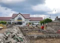 Pemasangan Lokomotif Monumen KA di Stasiun Magetan Ditunda Hingga Tahun Depan