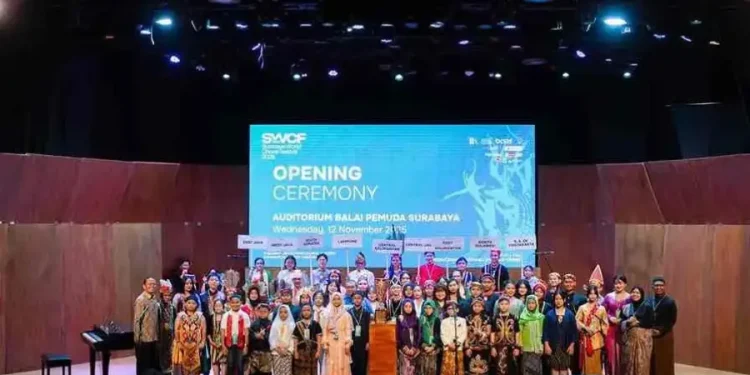 Surabaya Tuan Rumah SWCF 2025, Ribuan Peserta Ramaikan Festival Paduan Suara Dunia
