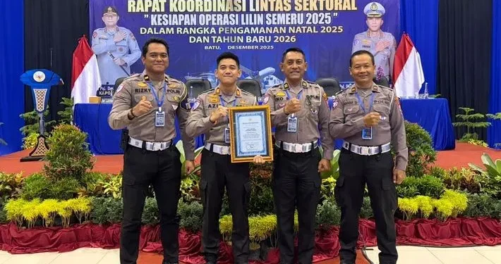 Satlantas Polres Tuban Mendapat Penghargaan Atas Penanganan Balap Liar