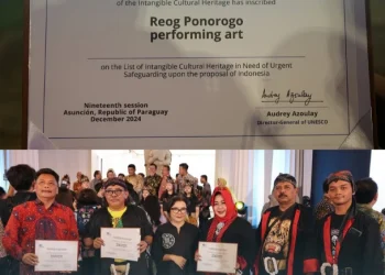Reog Ponorogo Ditetapkan UNESCO Sebagai Warisan Dunia, Sertifikat Diserahkan ke Lisdyarita