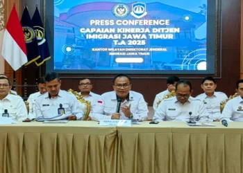 Capaian Kinerja Imigrasi Jawa Timur 2025 Peringkat Dua Nasional Setelah DKI Jakarta