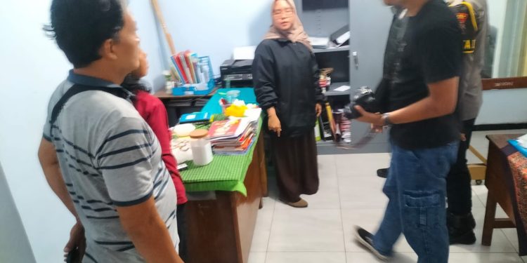 Kantor SMP PGRI 2 Kediri Dimasuki Maling, Uang Tabungan Pelajar Hilang