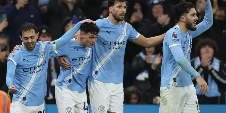 Manchester City Kembali Menang Hanya Tertinggal 2 Poin dari Arsenal