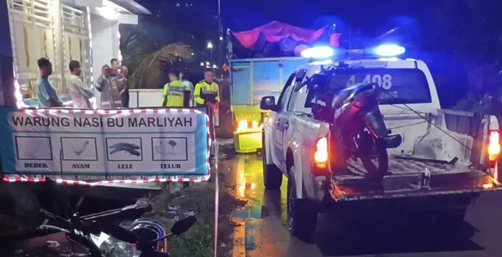 Sepeda Motor Terlibat Kecelakaan dengan Truk, 1 Orang Tewas